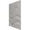 Ekena Millwork 19 5/8in. W x 19 5/8in. H Wave EnduraWall Decorative 3D Wall Panel Covers 2.67 Sq. Ft. WP20X20WVGCG - alternate 4